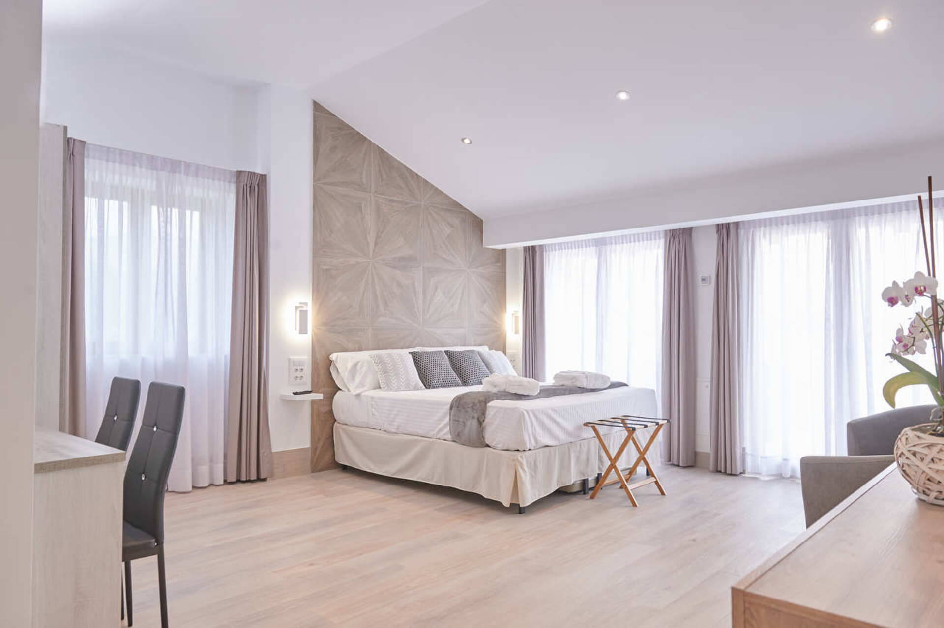 Habitación familiar desde la entrada