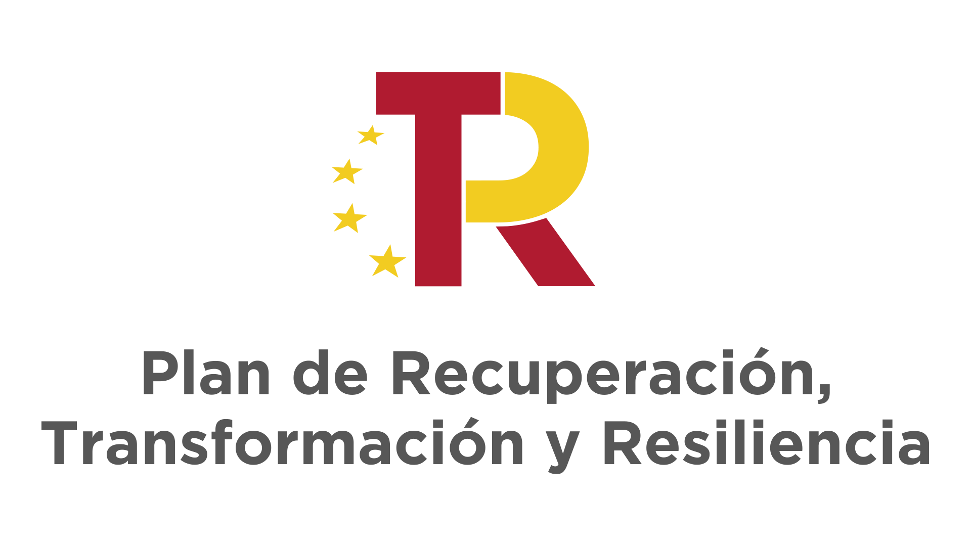 Logotipo plan de recuperación, transformación y resiliencia